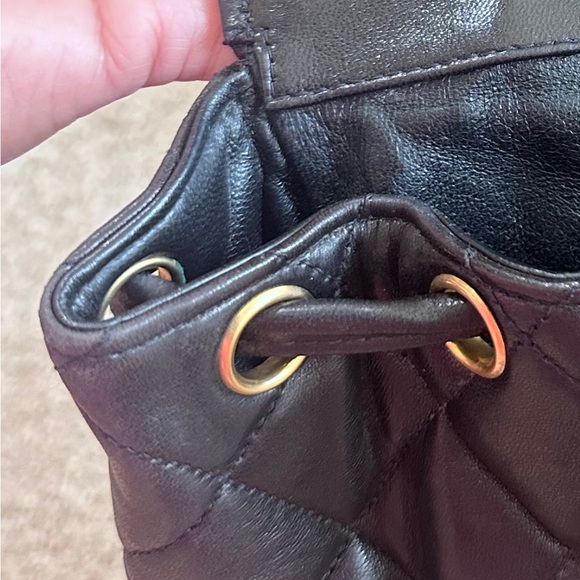 SOLD Chanel Duma Backpack Black Vintage - Picture 16 of 16